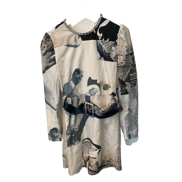 Carven Fashion Collections ModaOperandi New York City Silk Dress Size 40 - Picture 4 of 13